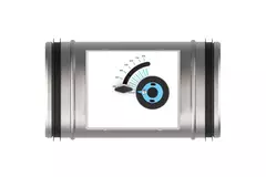 Rotondo CAV Controllore a volume costante a parete singola diametro 100 mm