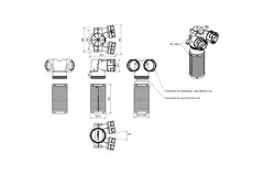 Collettore Vent-Axia Uniflexplus 2 x Ø90 mm - Ø125 mm