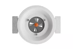 Valvola di ventilazione Ergovent senza cornice rotonda 125 mm - con effetto coanda