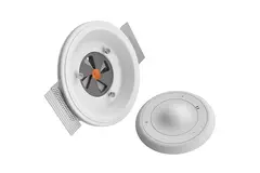 Valvola di ventilazione Ergovent senza cornice rotonda 125 mm - con effetto coanda