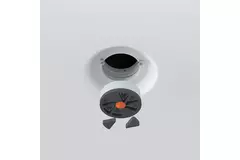 Valvola di ventilazione Ergovent senza cornice rotonda 125 mm - con effetto coanda