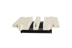 Sezione intermedia Ergovent per diffusori modulari a feritoia da 200 mm - 2 feritoie