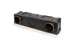 Frangisole Ergovent senza cornice 1000 mm con diametro di raccordo 150 mm - climatizzazione - 3 feritoie