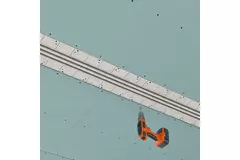 Frangisole Ergovent senza cornice 1000 mm con diametro di raccordo 150 mm - climatizzazione - 3 feritoie