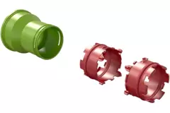 Ubbink Air Excellent Connettore 23C per cassetta di distribuzione aria DBOX 125/500