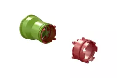 Ubbink Air Excellent Connettore 23C per cassetta di distribuzione aria DBOX 125/500