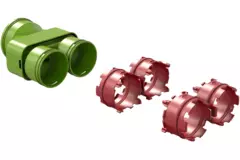 Ubbink Air Excellent 55SC-23C connettore per cassetta di distribuzione aria DBOX 200/800