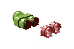 Ubbink Air Excellent 55SC-23C connettore per cassetta di distribuzione aria DBOX 200/800