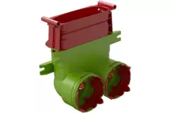 Riduttore Ubbink Air Excellent 2x 34C - 45SC curva 90°