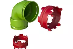 Ubbink Air Excellent 48C gomito 90° pezzo di raccordo