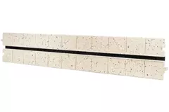 Sezione intermedia Ergovent per diffusori modulari a feritoia ad innesto 1050 mm - 1 feritoia