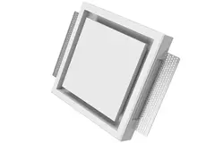 Ergovent valvola di ventilazione canalizzabile senza telaio quadrata 100 mm