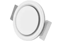 Valvola di ventilazione Ergovent senza cornice rotonda 125 mm - con effetto coanda