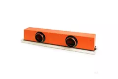 Diffusore a feritoia senza telaio Ergovent 1050 mm con diametro di raccordo 125 mm - climatizzazione - 1 feritoia