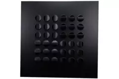 Diffusore da soffitto multinozzle 596x596mm - MN48 RAL9005 30% lucido