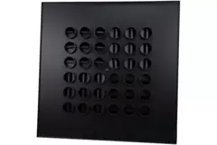 Diffusore da soffitto multinozzle 596x596mm - MN48 RAL9005 30% lucido