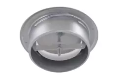 Valvola di scarico per ventilazione 160 mm in metallo - E-DVS160 RAL9016