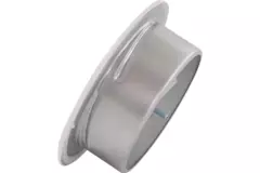 Valvola di scarico per ventilazione 160 mm in metallo - E-DVS160 RAL9016
