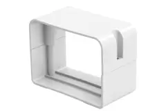 Raccordo ClimaConnect per canale di montaggio 100 mm - RAL 9010