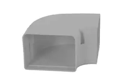 ClimaConnect 90° curva piatta per canale di montaggio 100 mm - RAL 9010