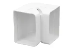 Curva interna ClimaConnect per canale di montaggio 75 mm - RAL 9010