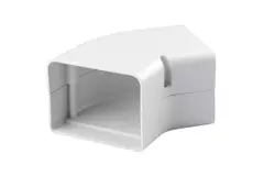 ClimaConnect Curva piatta a 45° per canale di montaggio 75 mm - RAL 9010