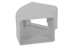 ClimaConnect Curva piatta a 45° per canale di montaggio 75 mm - RAL 9010