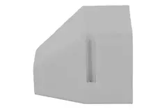 Estremità ClimaConnect per canale di montaggio 75 mm - RAL 9010
