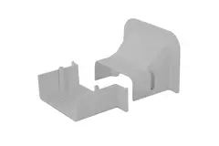 Rosone a parete ClimaConnect per canale di montaggio 75 mm - RAL 9010