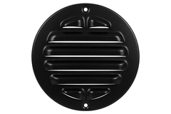 Griglia esterna rotonda 80 mm in alluminio - RAL9005 30% lucido