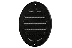 Griglia esterna circolare 200 mm in alluminio - RAL9005 30% lucido