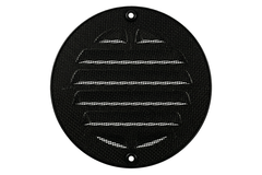 Griglia esterna circolare 200 mm in alluminio - RAL9005 30% lucido