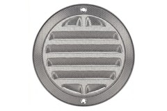Griglia esterna rotonda 125 mm RVS304