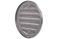 Griglia esterna rotonda 125 mm RVS304
