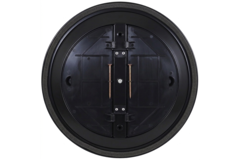 Diffusore a soffitto rotondo con motivo fisso Ø 150 mm - RAL9005 30% lucido