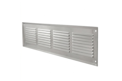 Griglia a parete 500x100 mm in alluminio non rivestito