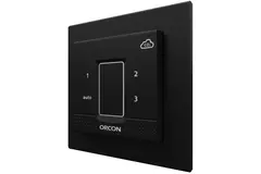 Copertura nera per il sensore di controllo da incasso Orcon CO₂ 15RF