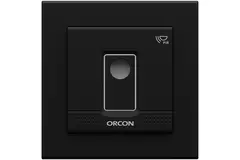 Copertura nera per sensore di movimento Orcon da incasso 15RF