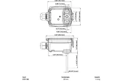 Sensore di temperatura a canale/immersione Belimo PT1000 300x6 mm - 01DT-1BR