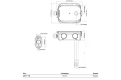 Sensore a canale Belimo per umidità e temperatura - Modbus RTU - sonda 140 mm - 22DTH-15M