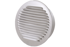 Griglia di ventilazione circolare 80 mm in alluminio - EL-A-R80 ALU