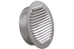 Griglia di ventilazione circolare 250 mm in alluminio - EL-A-R250 ALU