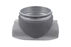 Raccordo a sella Thermoduct 125 mm - 125 mm (90 gradi)