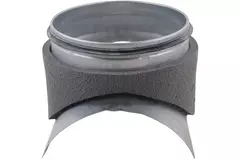 Raccordo a sella Thermoduct 125 mm - 125 mm (90 gradi)