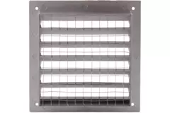 Griglia da parete esterna in alluminio 150x150 mm - Alluminio