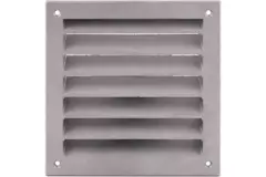 Griglia da parete esterna in alluminio 150x150 mm - Alluminio