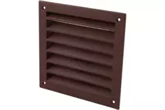 Griglia da parete esterna in alluminio 100x100 mm - RAL 8016