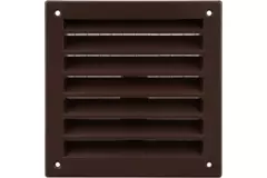 Griglia da parete esterna in alluminio 100x100 mm - RAL 8016