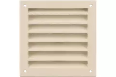 Griglia da parete esterna in alluminio 150x150 mm - RAL 1015