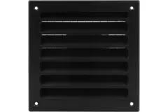 Griglia da parete esterna in alluminio 100x100 mm - RAL 9005